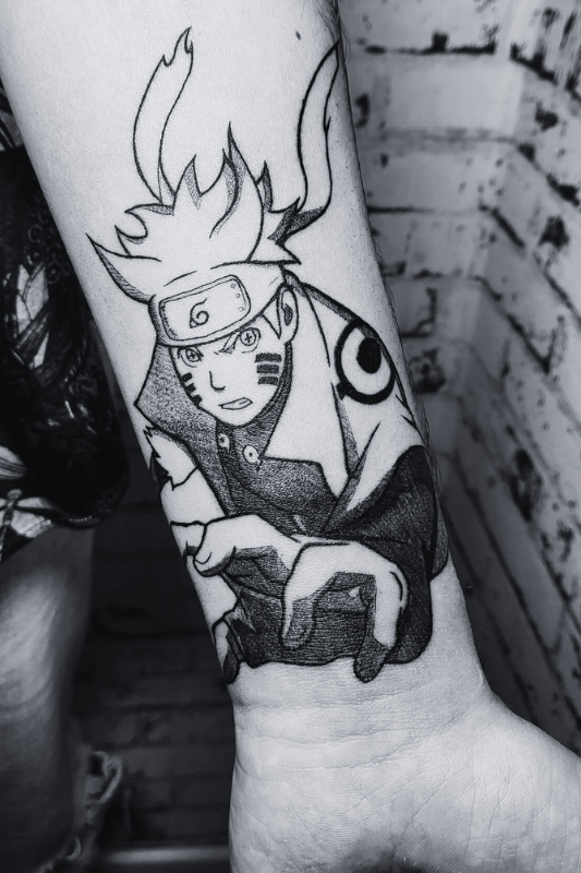Tatuaje Naruto Anime