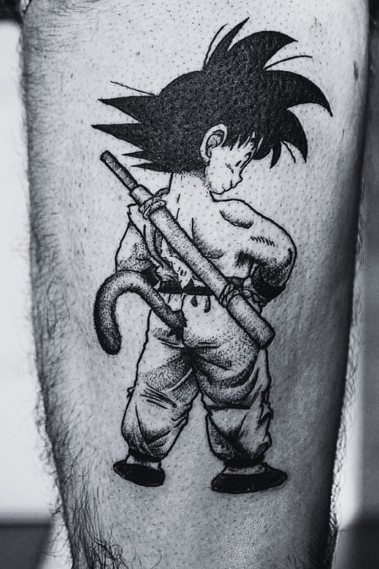 tatuaje dragon ball